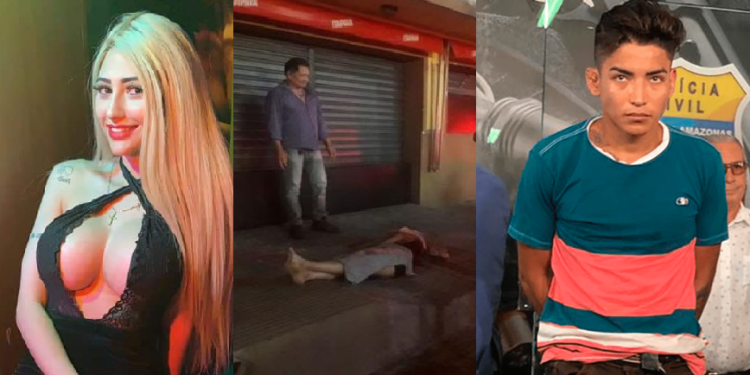 O crime aconteceu em 2019, na frente de uma boate no Centro de Manaus. Foto: Reprodução