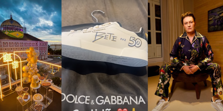 A festa aconteceu no hotel Juma Ópera, onde ficou hospedado a banda Guns N' Roses, trazido por ela em show no ano passado. Foto: Reprodução/Instagram