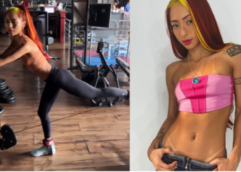 A gata tá pegando firme na academia, mas não quer mais ser grandona. Foto: Reprodução/Instagram