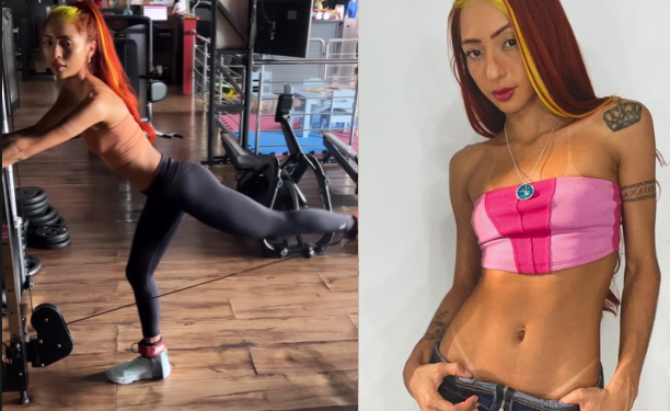 A gata tá pegando firme na academia, mas não quer mais ser grandona. Foto: Reprodução/Instagram