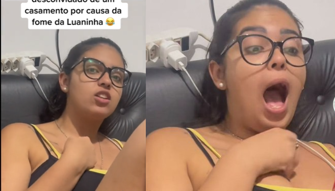 Luana ficou revoltada com a situação. Foto: Reprodução
