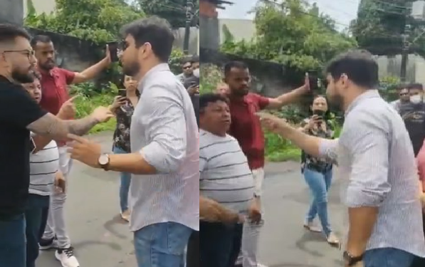 Foi gritaria, dedo na cara e confusão. Foto: Reprodução/Instagram