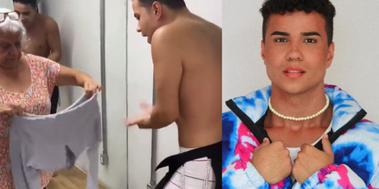 O influencer negou ter gritado com a idosa, mas sim com o profissional da sua equipe. Foto: Reprodução