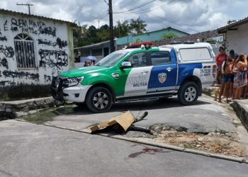 O crime ocorreu na hora do almoço e os moradores só ouviram os tiros. Foto: Reprodução