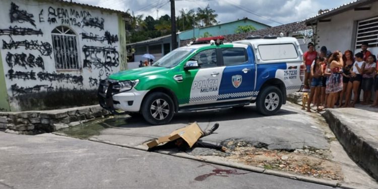 O crime ocorreu na hora do almoço e os moradores só ouviram os tiros. Foto: Reprodução