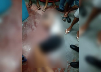 O adolescente levou tiros nas costas. Foto: Reprodução