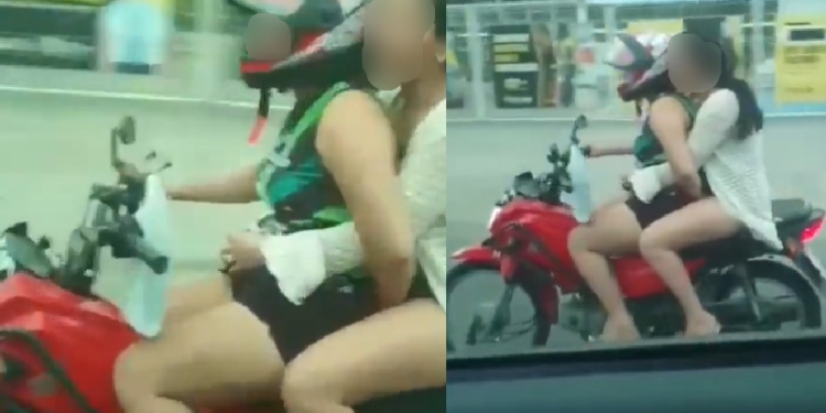 A cena chamou a atenção e gerou comentários divertidos na internet. Foto: Reprodução