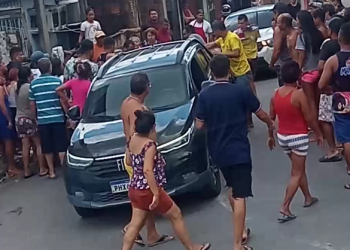 O crime aconteceu na tarde desta segunda-feira (13) e o homem chegou a ser levado ao hospital, mas não resistiu. Foto: Reprodução