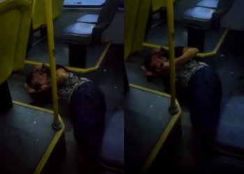 O assalto ocorreu na noite desta terça-feira (28), perto do T3. Foto: Reprodução