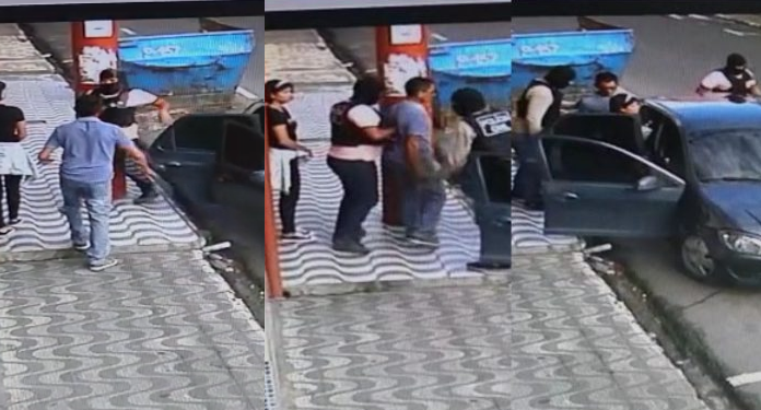 O crime ocorreu no último domingo (26), no Centro de Manaus. Foto: Reprodução