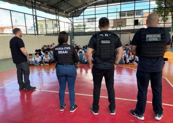 Todo o efetivo foi empregado na capital e interior do Estado. Foto: Erlon Rodrigues/PC-AM