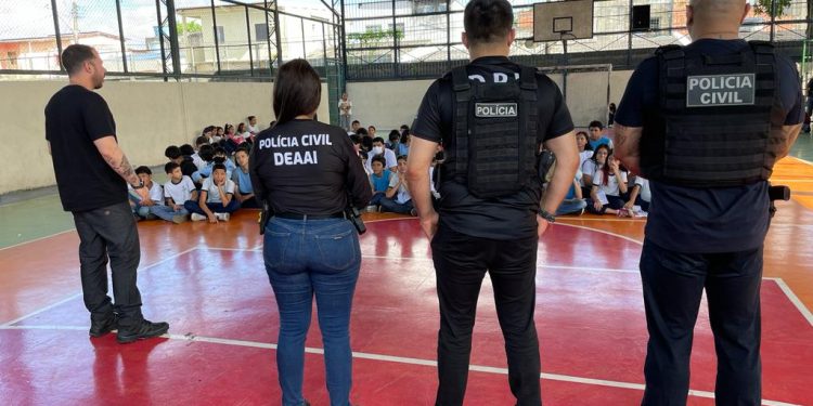 Todo o efetivo foi empregado na capital e interior do Estado. Foto: Erlon Rodrigues/PC-AM