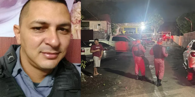 A polícia investiga se o PM estava trabalhando ou apenas se divertindo  no local. Foto: Reprodução