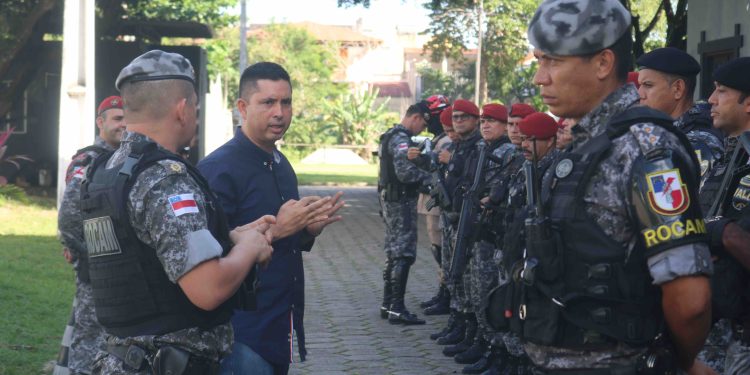 As tropas vão atuar no entorno de áreas escolares em horários de entrada e saída de alunos. Foto: Carlos Soares/SSP-AM