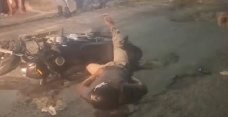 O crime ocorreu na noite desta quinta-feira (6) e o rapaz foi levado ao hospital. Foto: Reprodução