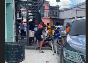 A situação aconteceu na Zona Sul de Manaus. Foto: Reprodução