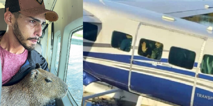 Agenor e Filó foram vistos em avião de pequeno porte indo para Manaus. Foto: Reprodução