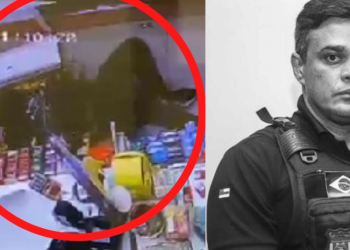 O delegado estava passando férias com a família no Pará e foi morto numa drogaria. Foto: Reprodução