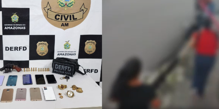 O trio criminoso cometia arrastões em bairros da Zona Centro-Oeste de Manaus. Foto: Reprodução