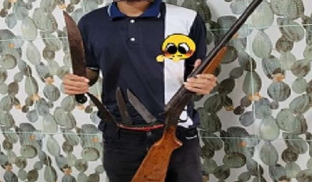 O rapaz foi encaminhado para a delegacia. Foto: Reprodução