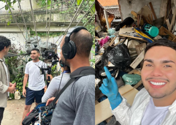 Guilherme iniciou as faxinas em Manaus e agora realiza grande trabalho em São Paulo. Foto: Reprodução/Instagram