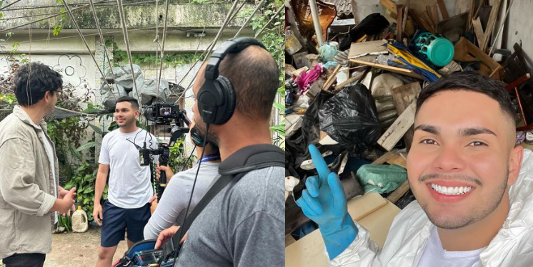 Guilherme iniciou as faxinas em Manaus e agora realiza grande trabalho em São Paulo. Foto: Reprodução/Instagram