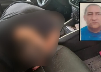 O crime ocorreu na manhã desta segunda-feira (24) em um posto de combustível na Torquato Tapajós. Foto: Reprodução