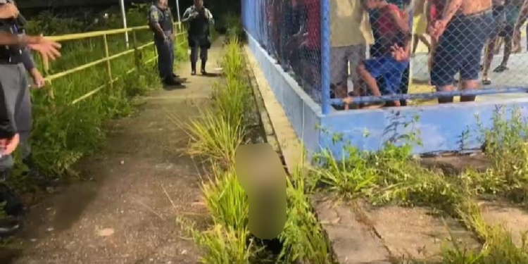 O homem morreu na hora. Ele estaria na partida. Foto: Reprodução