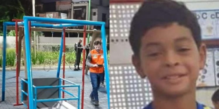 O balanço era adaptado para pessoa com deficiência. Foto: Reprodução