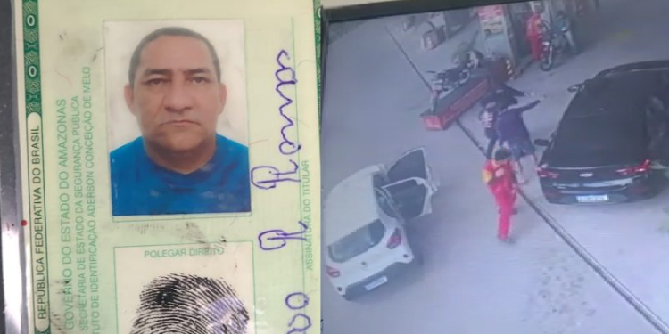 O crime ocorreu na manhã desta segunda-feira (24), em posto na Torquato Tapajós. Foto: Reprodução