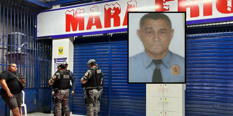 O policial levou três tiros e um atingiu a cabeça dele. Foto: Reproduçõ