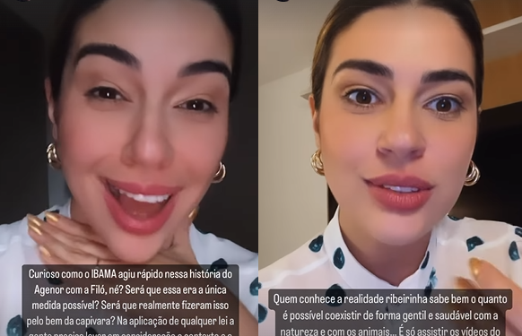 A amazonense disse que tem família de Autazes e sabe como os ribeirinhos vivem. Foto: Reprodução