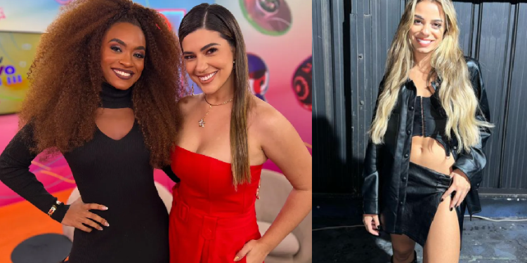 As apresentadoras falaram sobre o término de Key e Gustavo. Foto: Reprodução