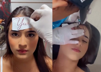 Muitos acharam que a tattoo não era de verdade. Foto: Reprodução