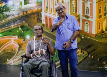 O caso é investigado, com a suspeita de que ele tenha sido abandonado pelo grupo em Manaus, após ser acometido pelo AVC. Foto:  Lincoln Ferreira/Sejusc