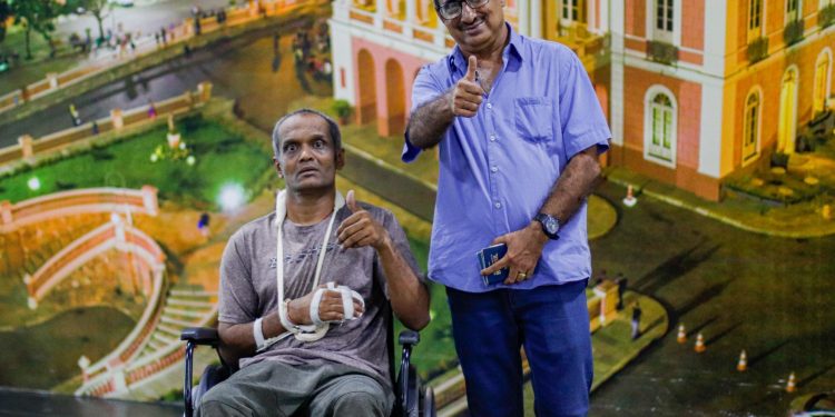 O caso é investigado, com a suspeita de que ele tenha sido abandonado pelo grupo em Manaus, após ser acometido pelo AVC. Foto:  Lincoln Ferreira/Sejusc