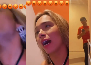 Luanna Pantoja estava enlouquecida e com raiva após ser enganada. Foto: Reprodução