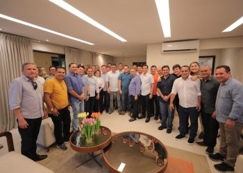 O grupo reforçou o alinhamento político e a liderança de Wilson Lima. Foto: Divulgação