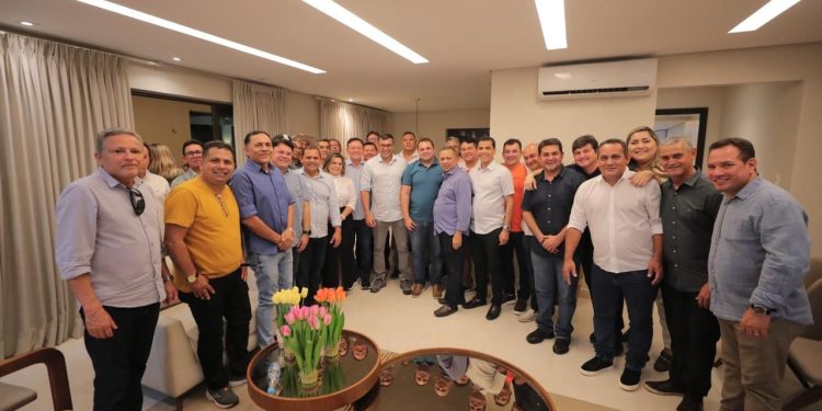 O grupo reforçou o alinhamento político e a liderança de Wilson Lima. Foto: Divulgação