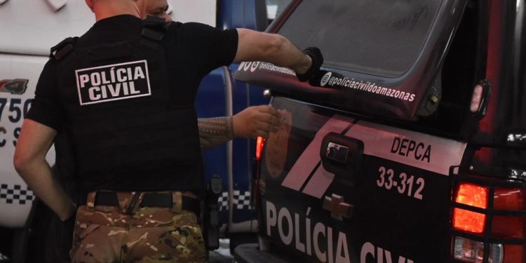 O indivíduo foi preso no bairro São José Operário, Zona Leste. Foto: Erlon Rodrigues/PC-AM