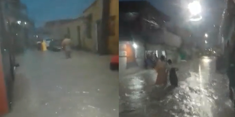 Nas últimas 12 horas foram registrados 62.7 milímetros de chuva. Foto: Reprodução