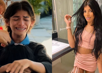 O influenciador mostrou um vídeo já com roupas masculinas e com o cabelo cortado. Foto: Reprodução/Internet