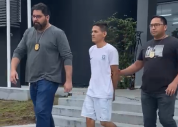 O homem foi em casa, buscou uma arma de fogo e fez os disparos. Foto: Reprodução