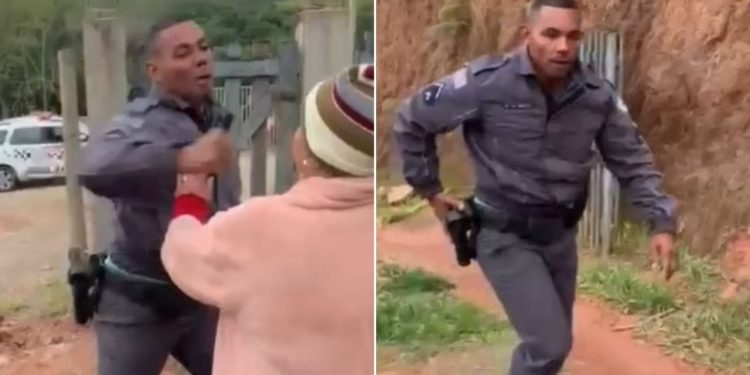 O PM foi afastado de suas funções. Foto: Reprodução