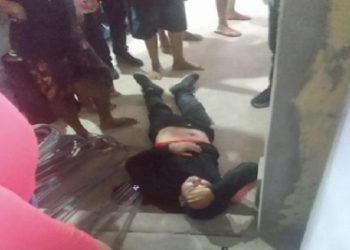 O crime ocorreu nesta noite e o homem foi socorrido. Foto: Reprodução