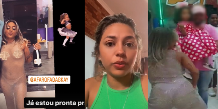 A mulher gravou um vídeo explicando todo o ocorrido. Foto: Reprodução/Instagram