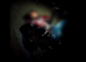 O homem estava com um comparsa na garupa. Foto: Reprodução