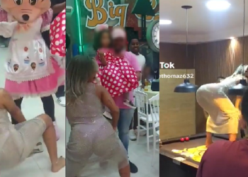 O aniversário aconteceu em uma casa de festas. Foto: Reprodução