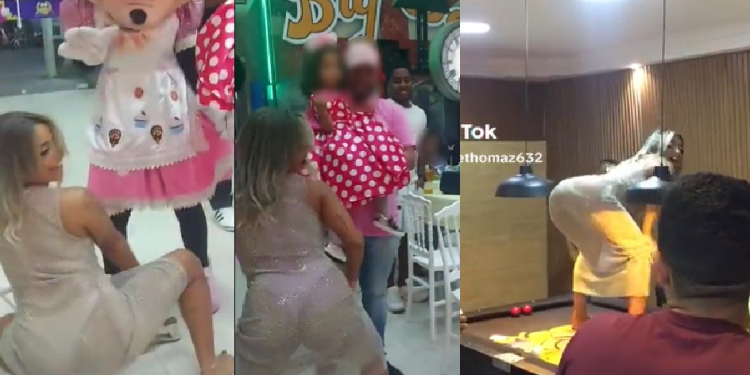 O aniversário aconteceu em uma casa de festas. Foto: Reprodução