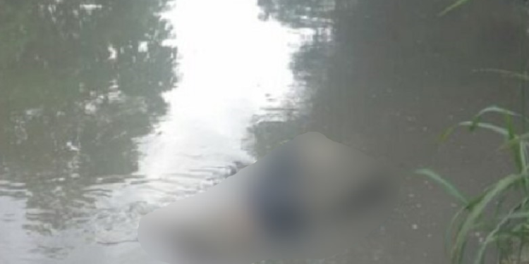 A polícia foi acionada após moradores verem o corpo boiando. Foto: Reprodução